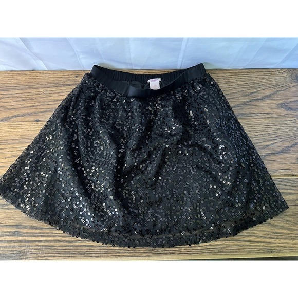 Candie's Dresses & Skirts - Candie's Juniors L 14‎ Black Sequin Party Skirt – Glam Sparkle Y2K Trendy